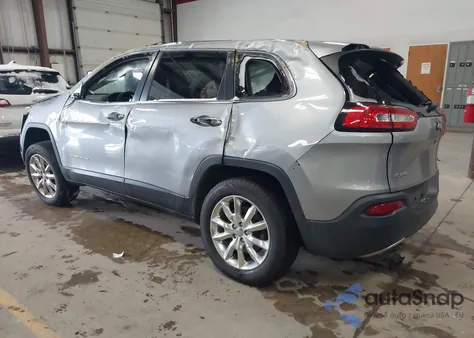 2014 Jeep Cherokee Limited z USA, uszkodzony, nr VIN 1C4PJMDS0EW242497